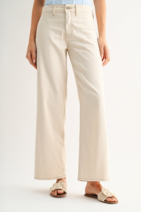 Almond Twill Trouser