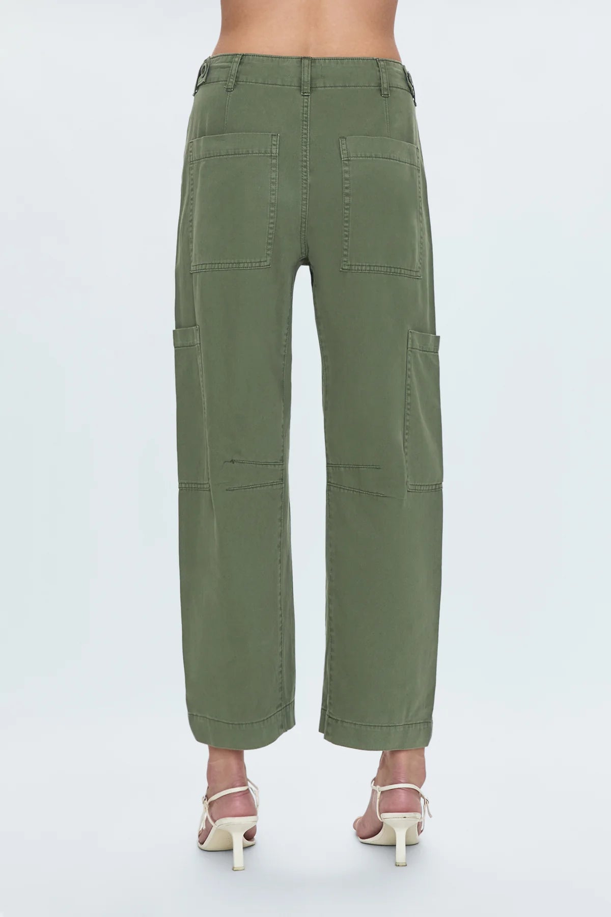 Pistola Sabrina Curved Utility Pant in Meadow