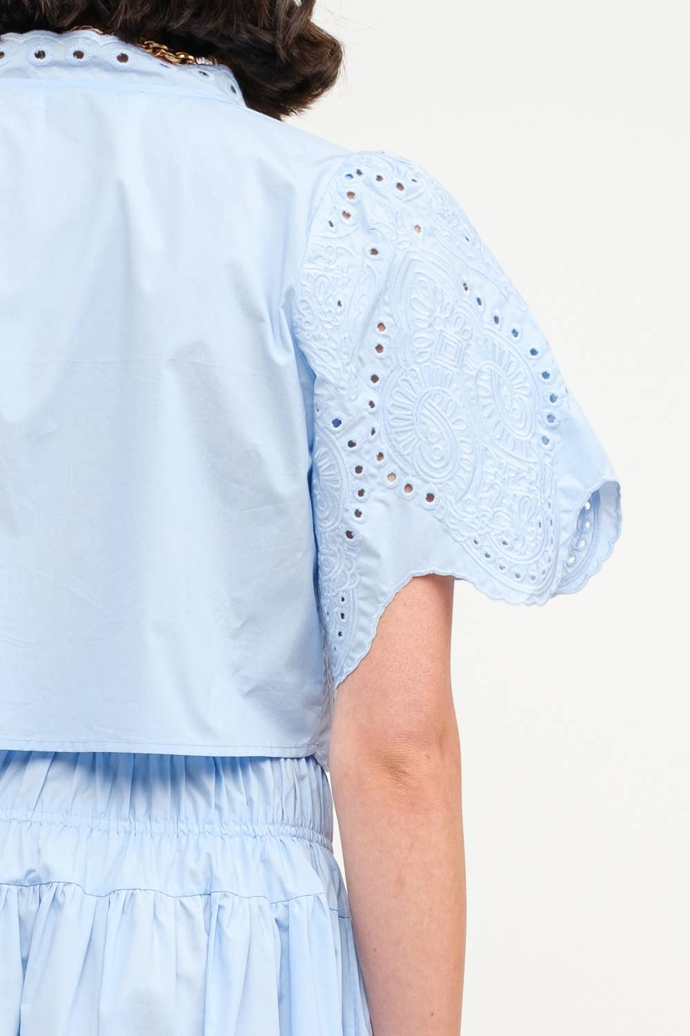 Sofie The Label Margot Baby Blue Blouse