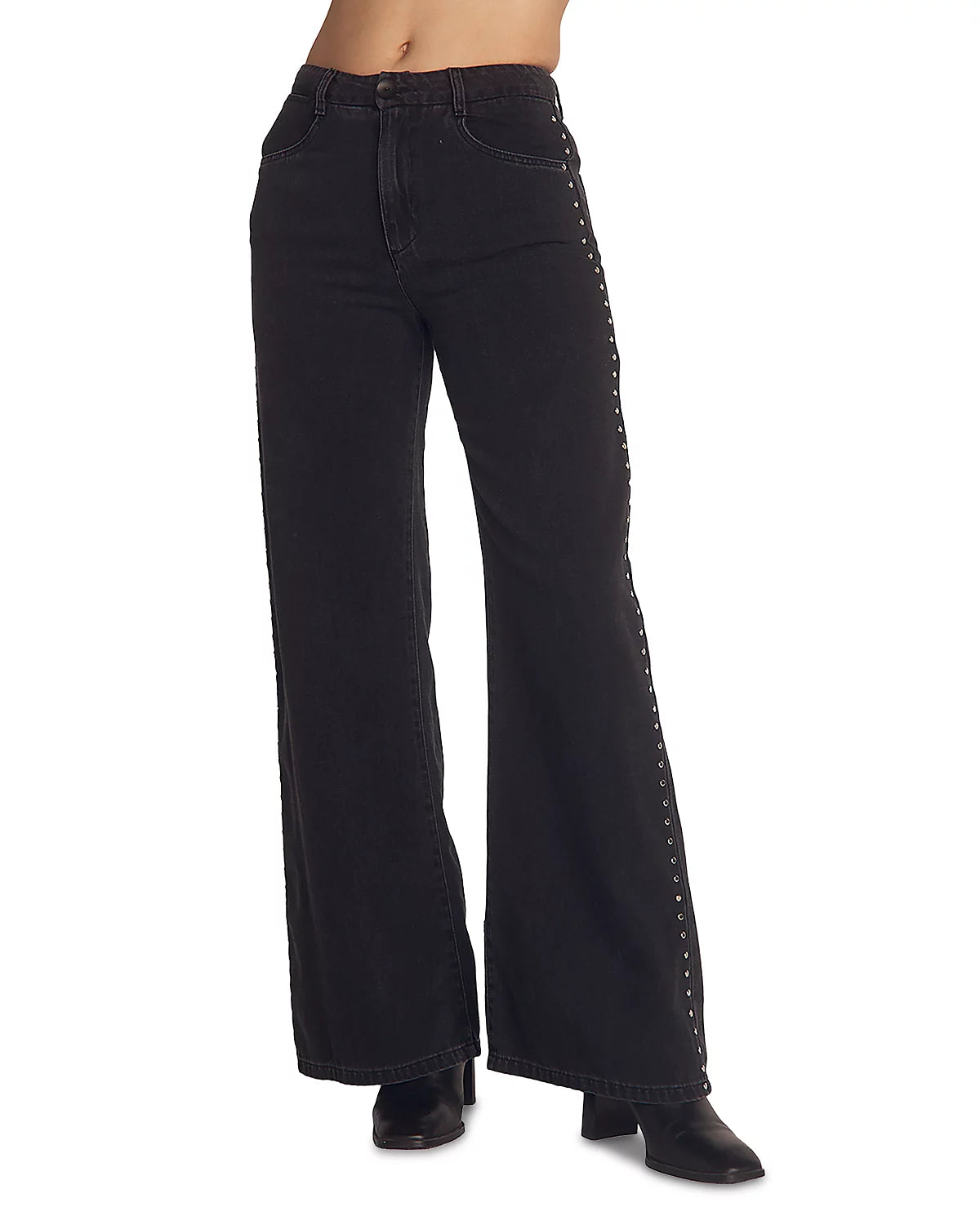 Bella Dahl Anya Studded Jeans in Moon Shadow