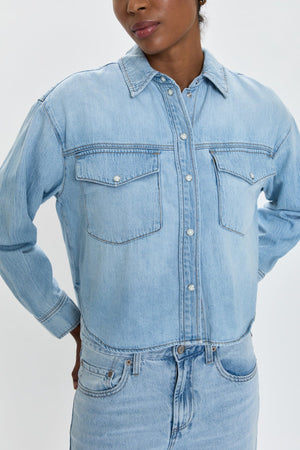 Pistola Sadie Classic Workwear Shirt in Repeat