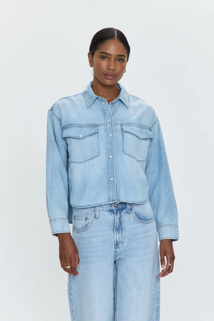 Pistola Sadie Classic Workwear Shirt in Repeat