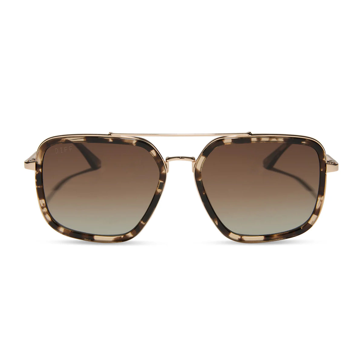 DIFF Jordan Espressor Tortoise sunglasses 