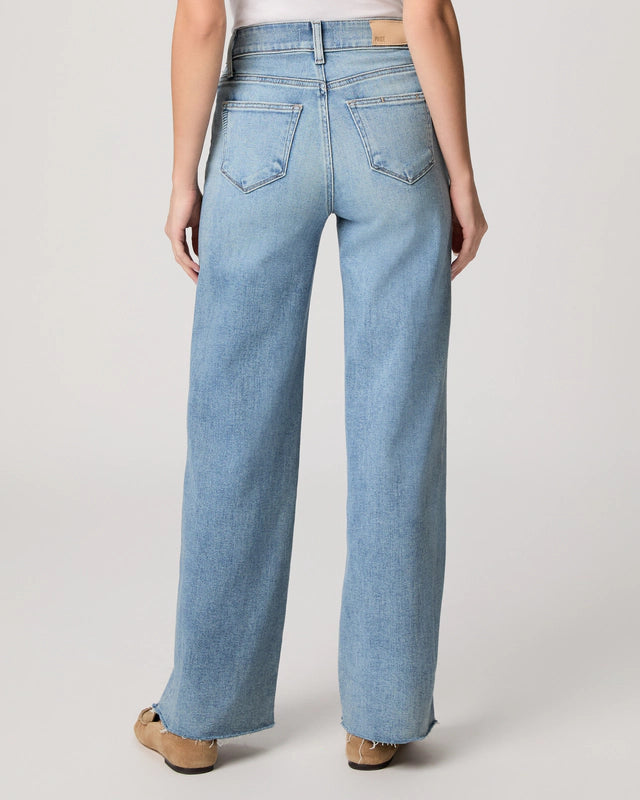 PAIGE Denim Anessa 31" Twisted Outseam Panel Jeans in Explorer