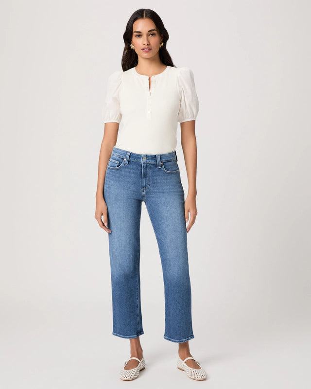 PAIGE Denim Mason Ankle Double Needle in Monaco Mist
