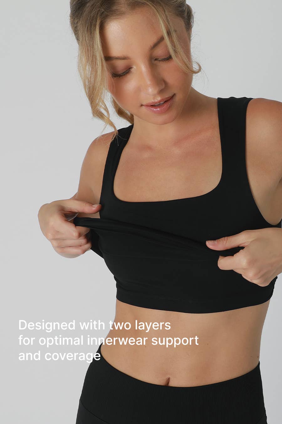 NIKIBIKI Clean Line Square Neck Top - 4 Colors