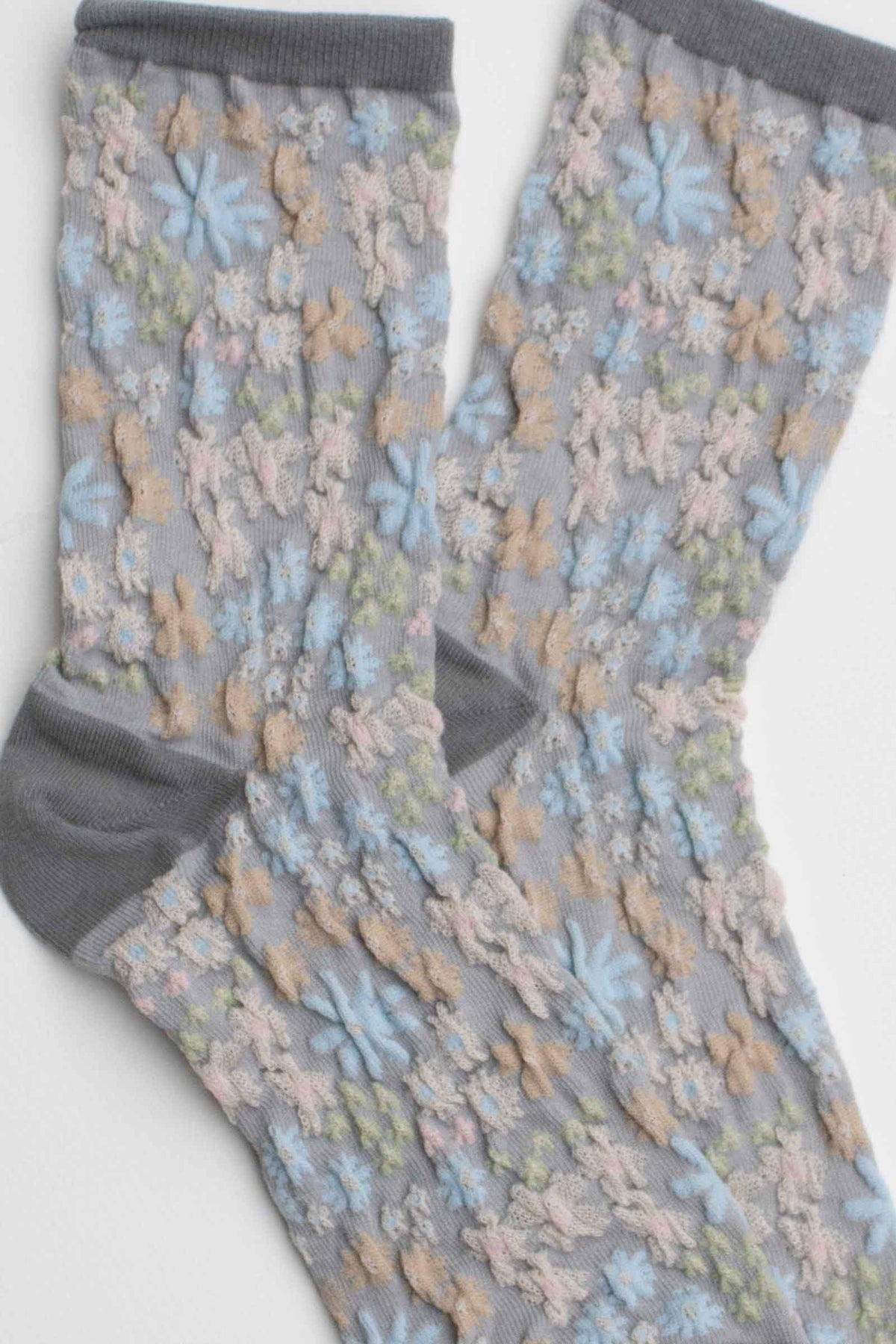Meadow Blossom Crew Socks