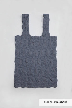 NIKIBIKI Lace Textured Square Top - 4 Colors