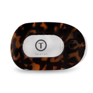 Round Flat Hair Clip | Large | Tortoise