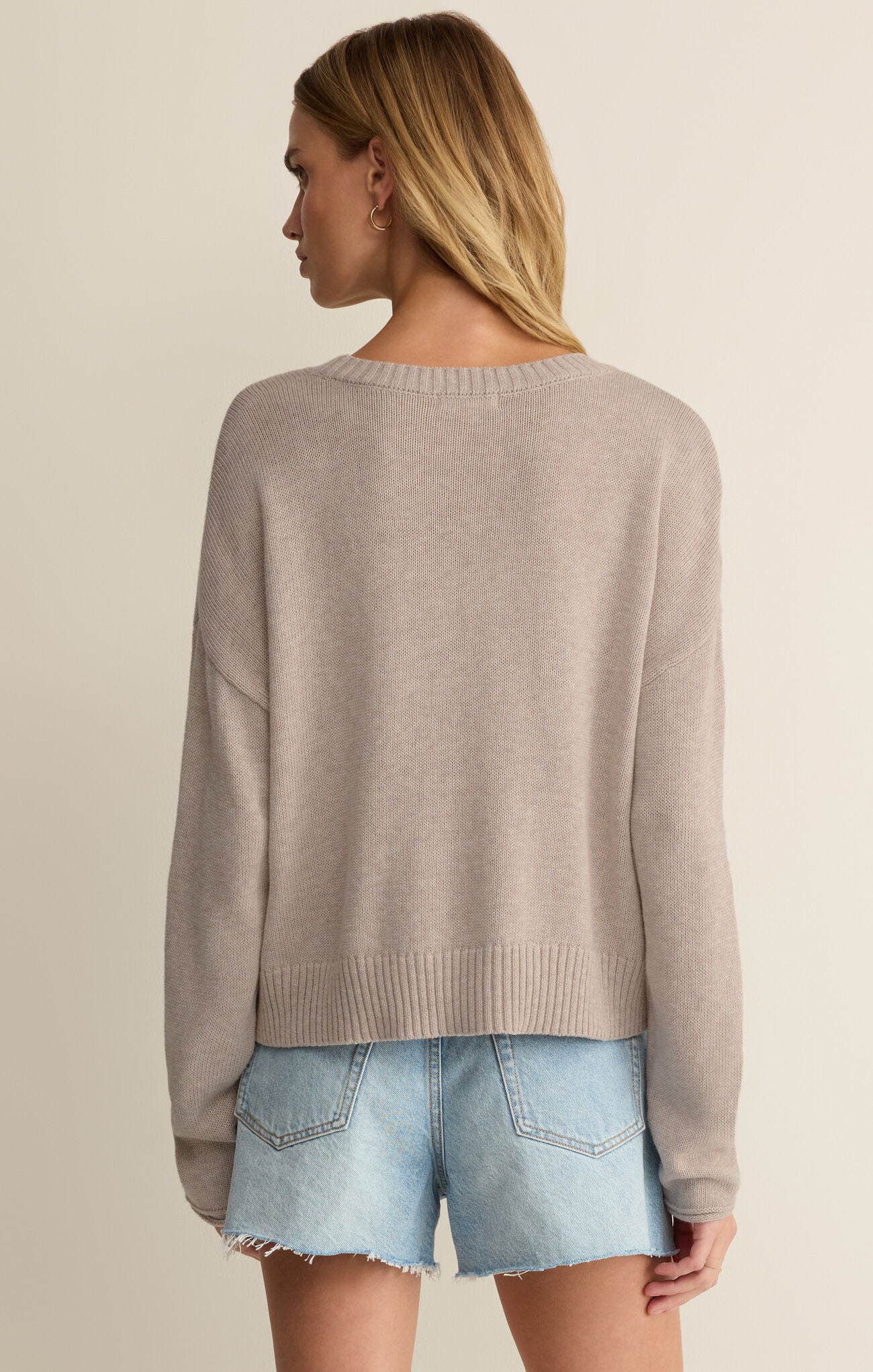 Z Supply Sienna Patriot Natural Heather Sweater