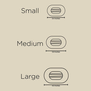 Flat Round Hair Clip | Large | Red Carpet Ready