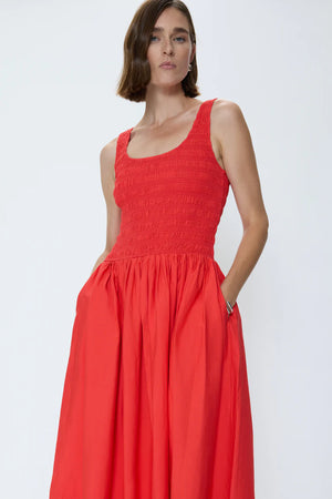 Pistola Alessia Shell Dress in Maraschino
