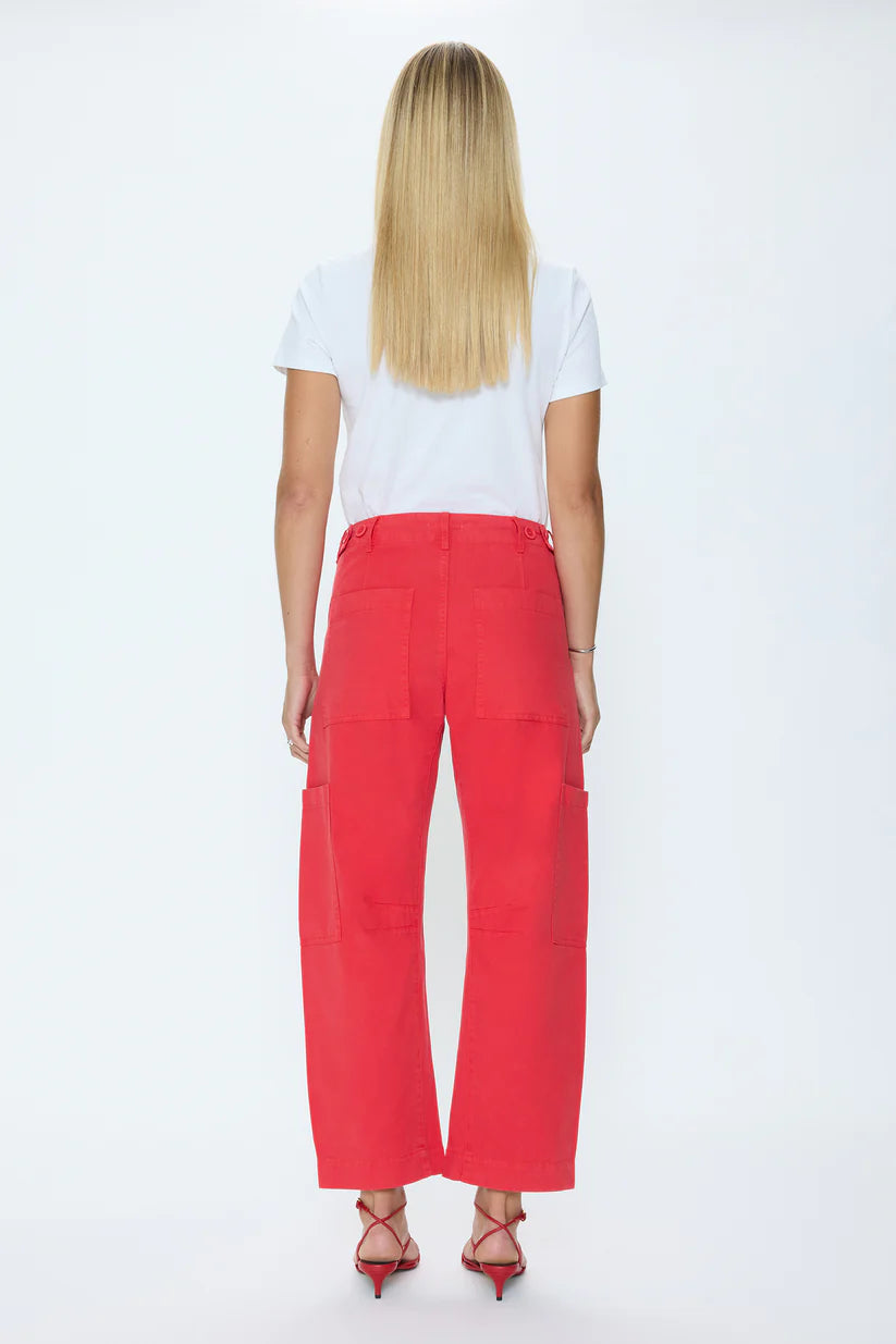 Pistola Sabrina Barrel Jeans in Maraschino