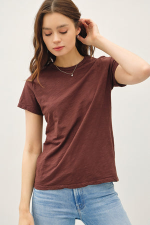 Garment Dyed Cotton Slub Tee