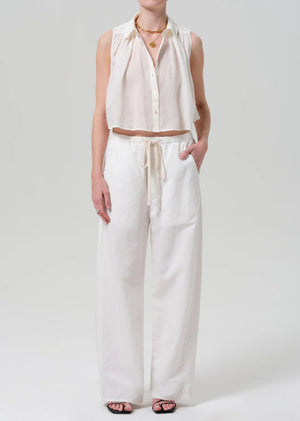 Citizens of Humanity Aurora Pull On Cream Pants