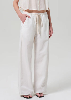 Citizens of Humanity Aurora Pull On Cream Pants