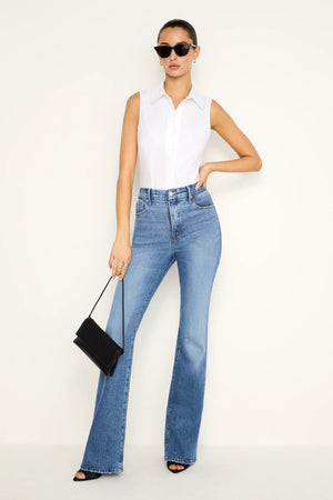 Good American Soft Tech Good Classic Bootcut Jean