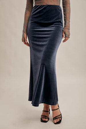 Lexi Velvet Maxi Skirt