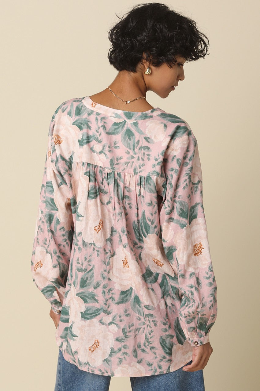 Noa Blouse in Blush Green