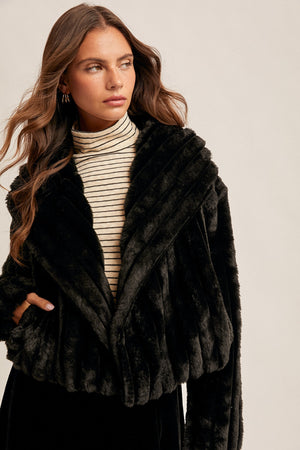 Bailey Faux Fur Crop Jacket