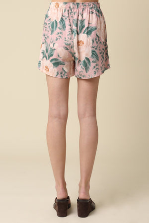 Noa Shorts in Blush Green