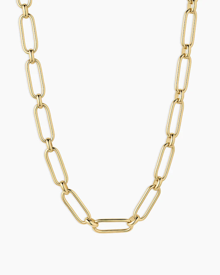 Gorjana Zoey Statement Link Gold Necklace