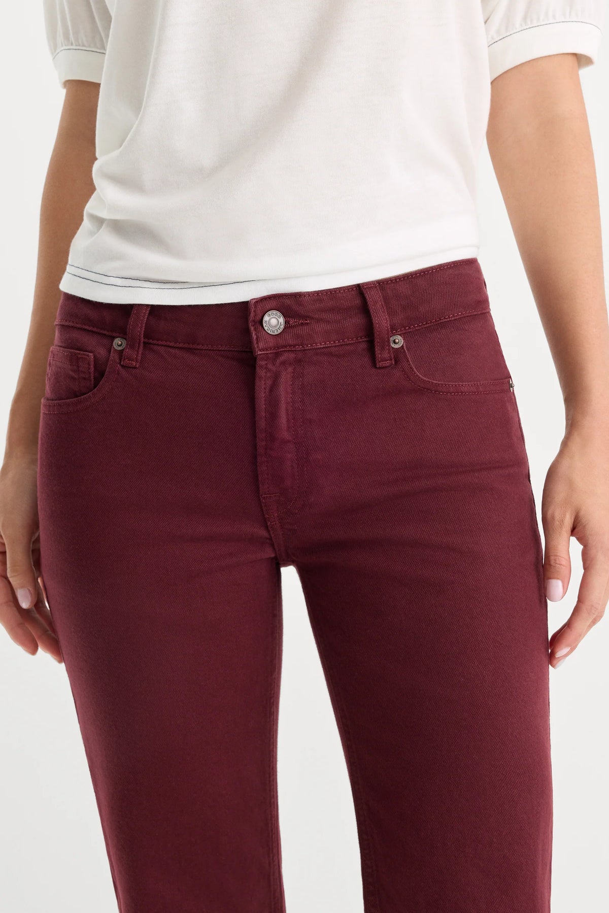 Good American Vintage Low Ride Bootcut Jeans