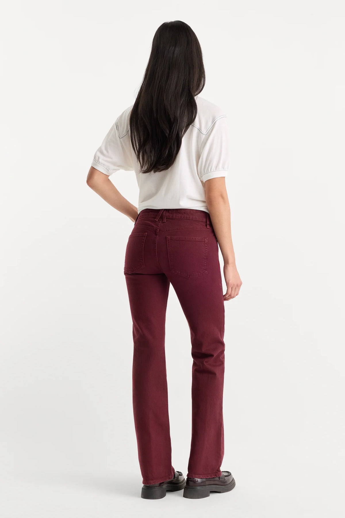 Good American Vintage Low Ride Bootcut Jeans