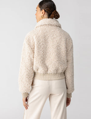 Sanctuary Libby Sherpa Jacket Toasted Almond