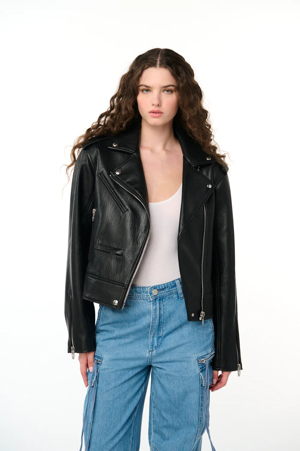 High Standard Black Moto Jacket