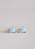 Mini Energy Gem - Fire Opal - Gold Earrings