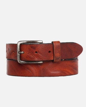 Dani Leather Belt with Silver Buckle