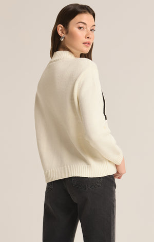 Z Supply CIAO INTARSIA SWEATER