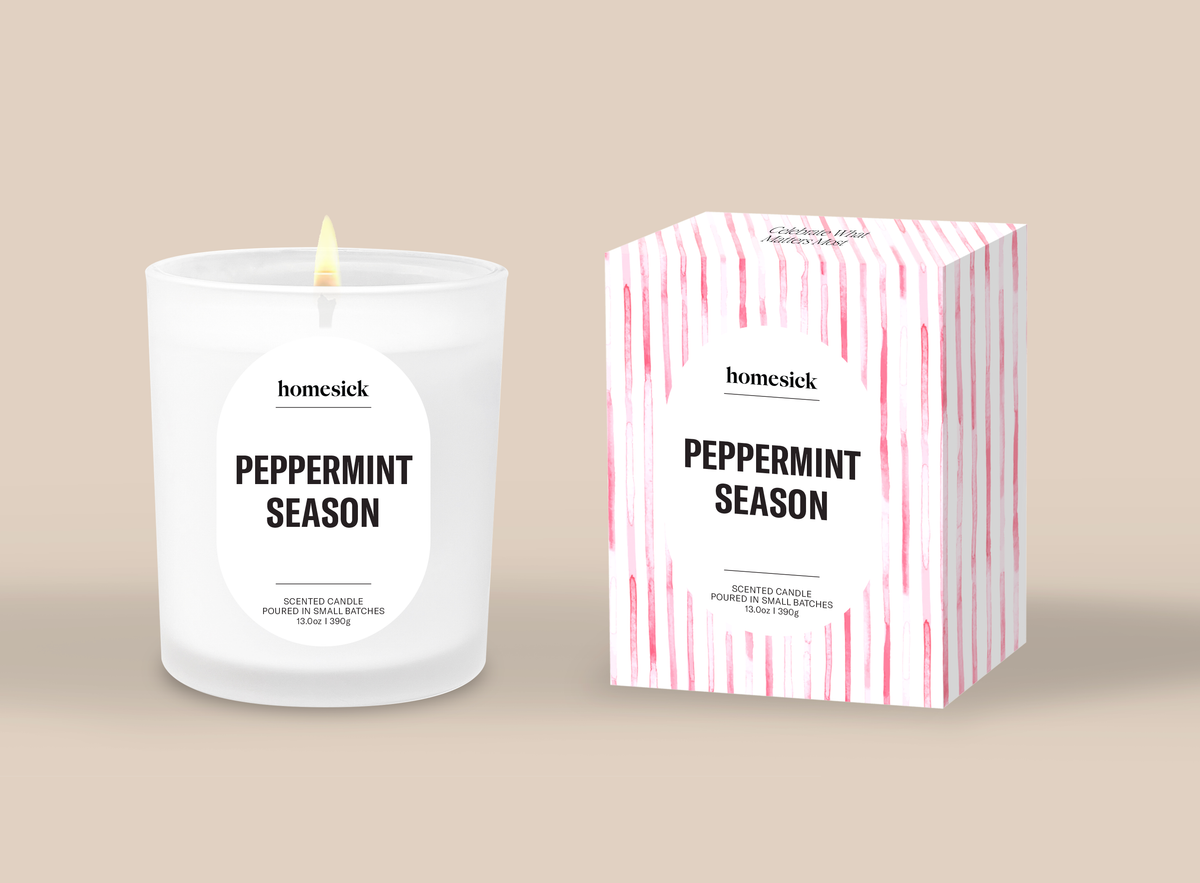 Peppermint Season Candle