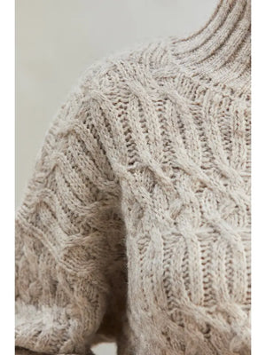 Lena Mohair Blend Cropped Sweater