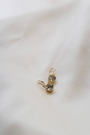 Square Bezel Earrings
