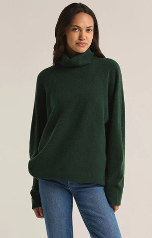 Z Supply RICHIE Cyprus Green SWEATER