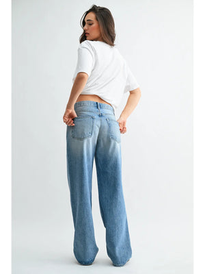 Baggy Dad Jeans Light Denim