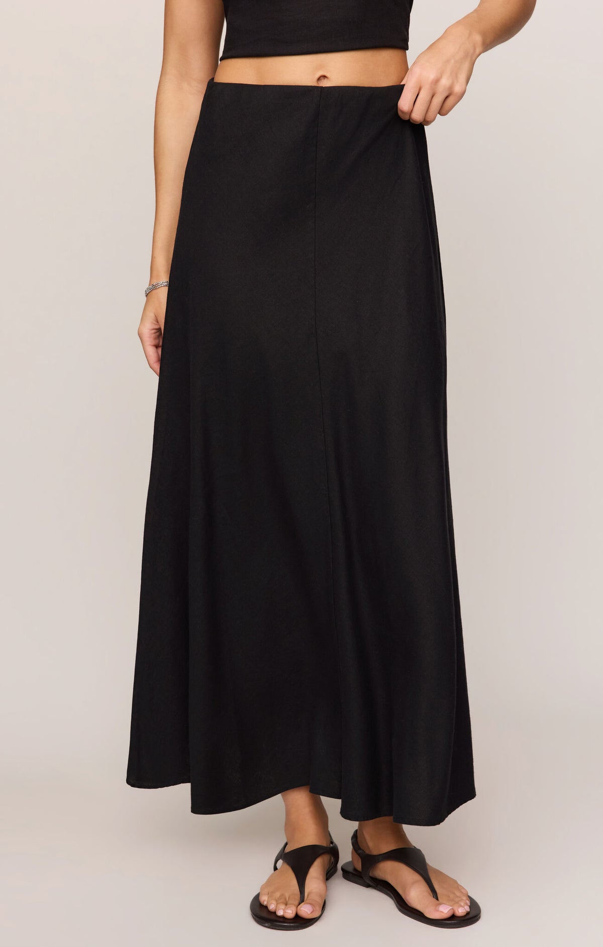 Z Supply Meryl Black Skirt
