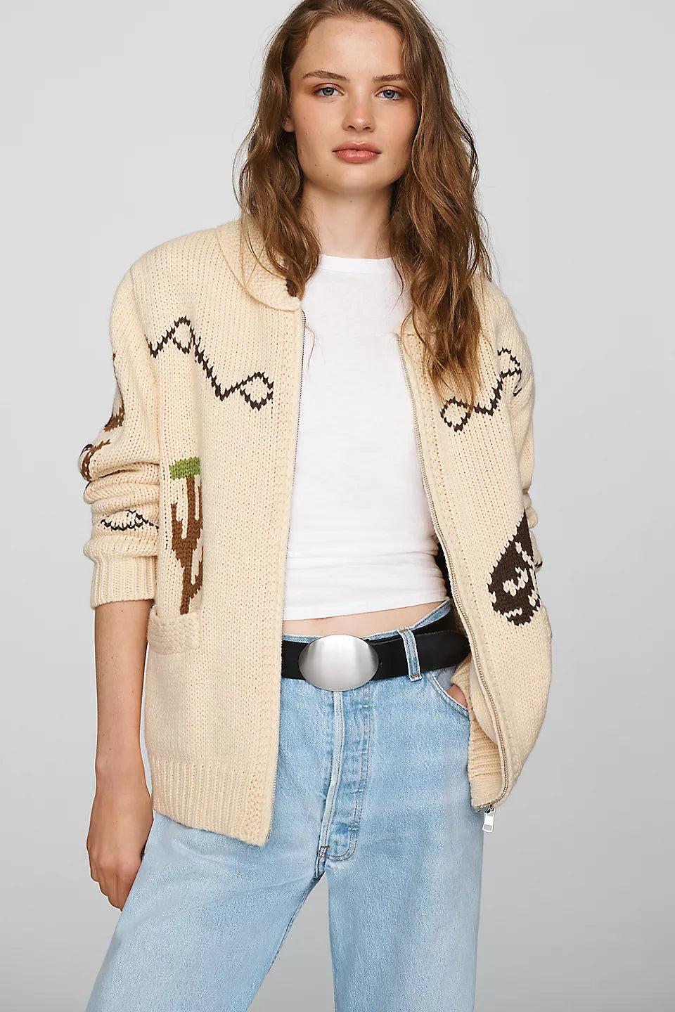 ASTR Ivy Cardigan in Cream