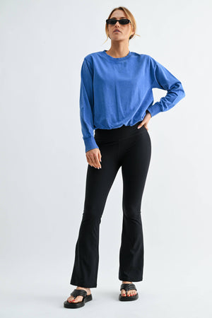 Mineral Cloud Bubble Hem Pullover