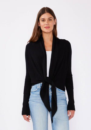 Victoria Knit Long Sleeve Tie Front Cardigan - 3 Colors