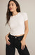 Z Supply Second Skin Crew Top in White