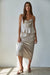 Satin Cowl Neck Sleeveless Top