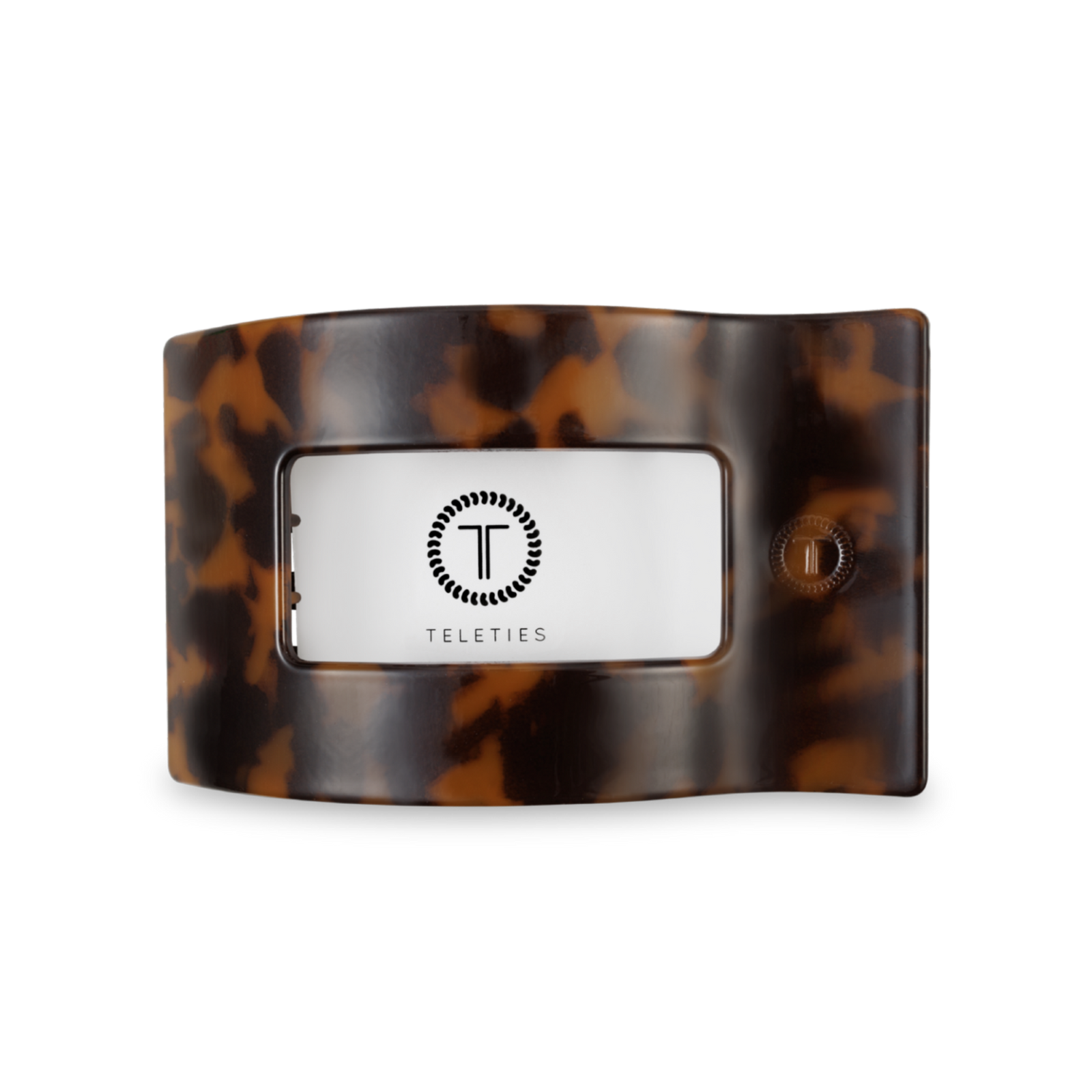 Flat Rectangle Hair Clip | Medium | Tortoise