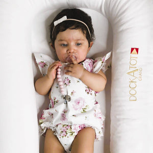 Ali+Oli Silicone Pacifier Clip (Pink)