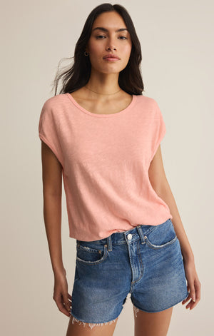 Z Supply Sol Slub Tank in Bellini