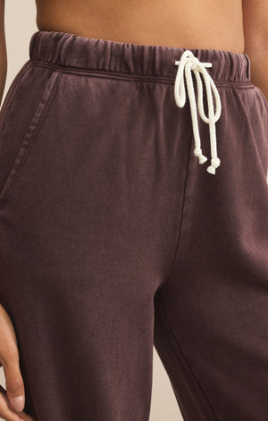 Z Supply HUNTER KNIT PANT Chocolate Brown
