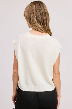 Cleo Lightweight Solid Knit Sleeveless Vest - 3 Colors