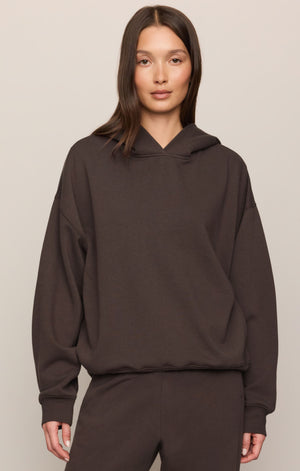 Z Supply First Quarter Hoodie in Cocoa Bean